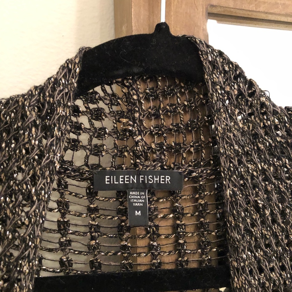 Eileen Fisher open front cardigan